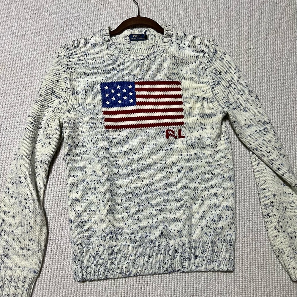 Ralph Lauren American flag sweater